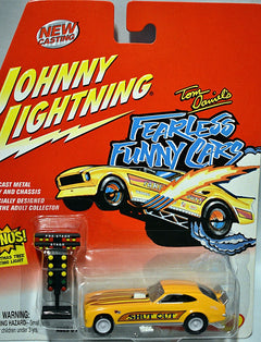 Johnny Lightning - Rare White Lightning - Tom Daniels Shut Out - Ford Pinto NHRA Funny Car