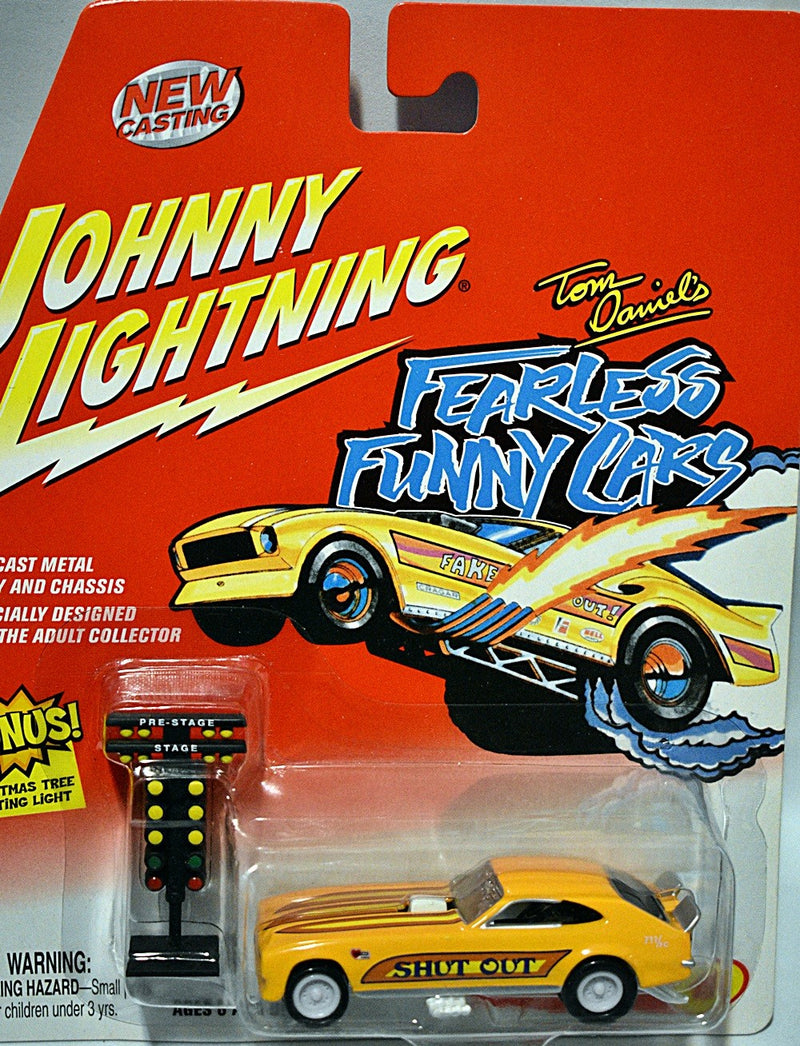 Johnny Lightning - Rare White Lightning - Tom Daniels Shut Out - Ford Pinto NHRA Funny Car