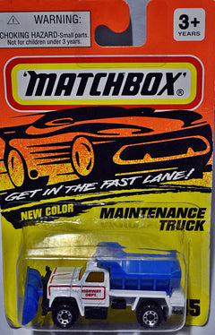 Matchbox GMC Highway Snow Plow 