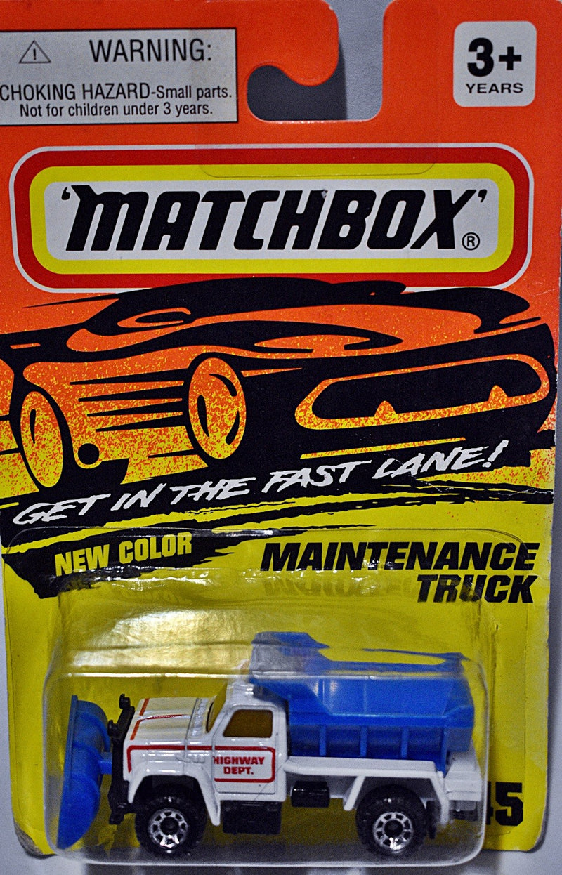 Matchbox GMC Highway Snow Plow 