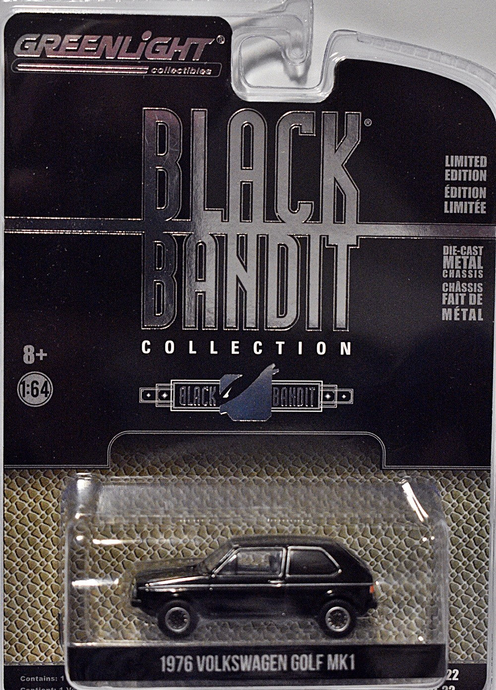 Greenlight - Black Bandit - 1976 Volkswagen Golf MK1