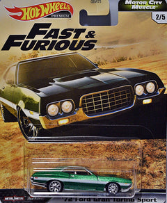 Hot Wheels Premium  Fast & Furious 1972 Ford Torino Grand Sport