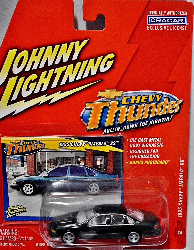 Rare Johnny Lightning Chevy Thunder - White Lightning! 1995 Chevrolet Impala