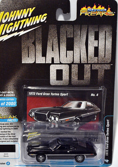 Johnny Lightning Street Freaks - Blacked Out - 1972 Ford Gran Torino Sport