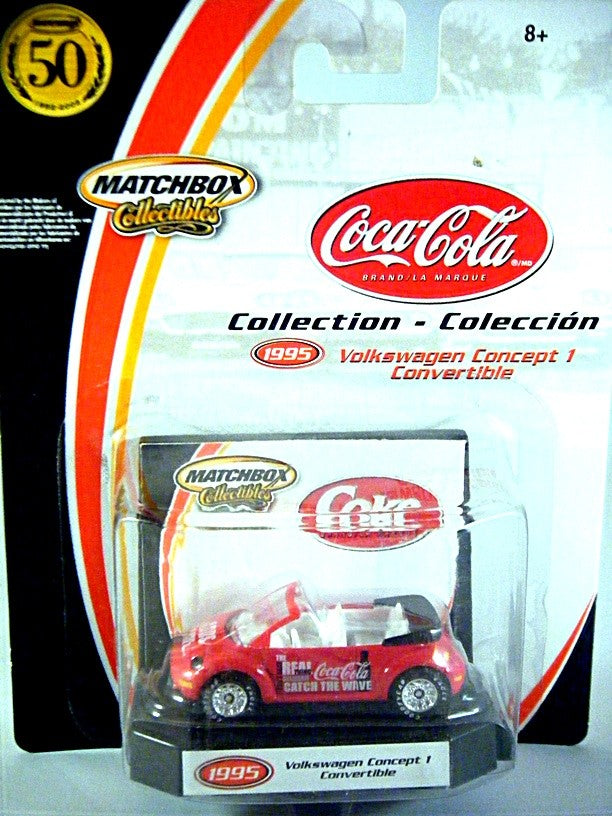 Matchbox Premiere Coca-Cola Collectibles - VW Beetle Cabriolet