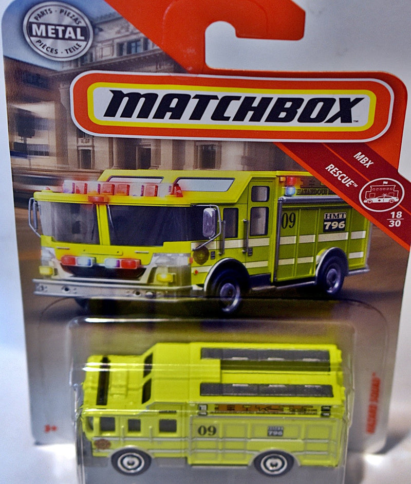 Matchbox Hazard Squad Emergency Response Fire Truck