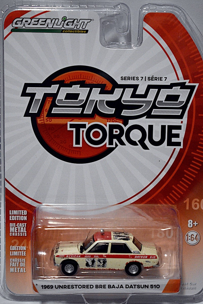 Greenlight - Tokyo Torque - 1969 Unrestored BRE Baja Datsun 510