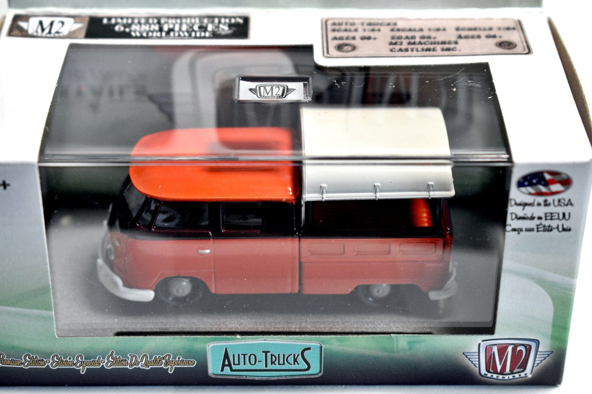 M2 Machines Auto-Trucks - 1960 VW Double Cab USA Model