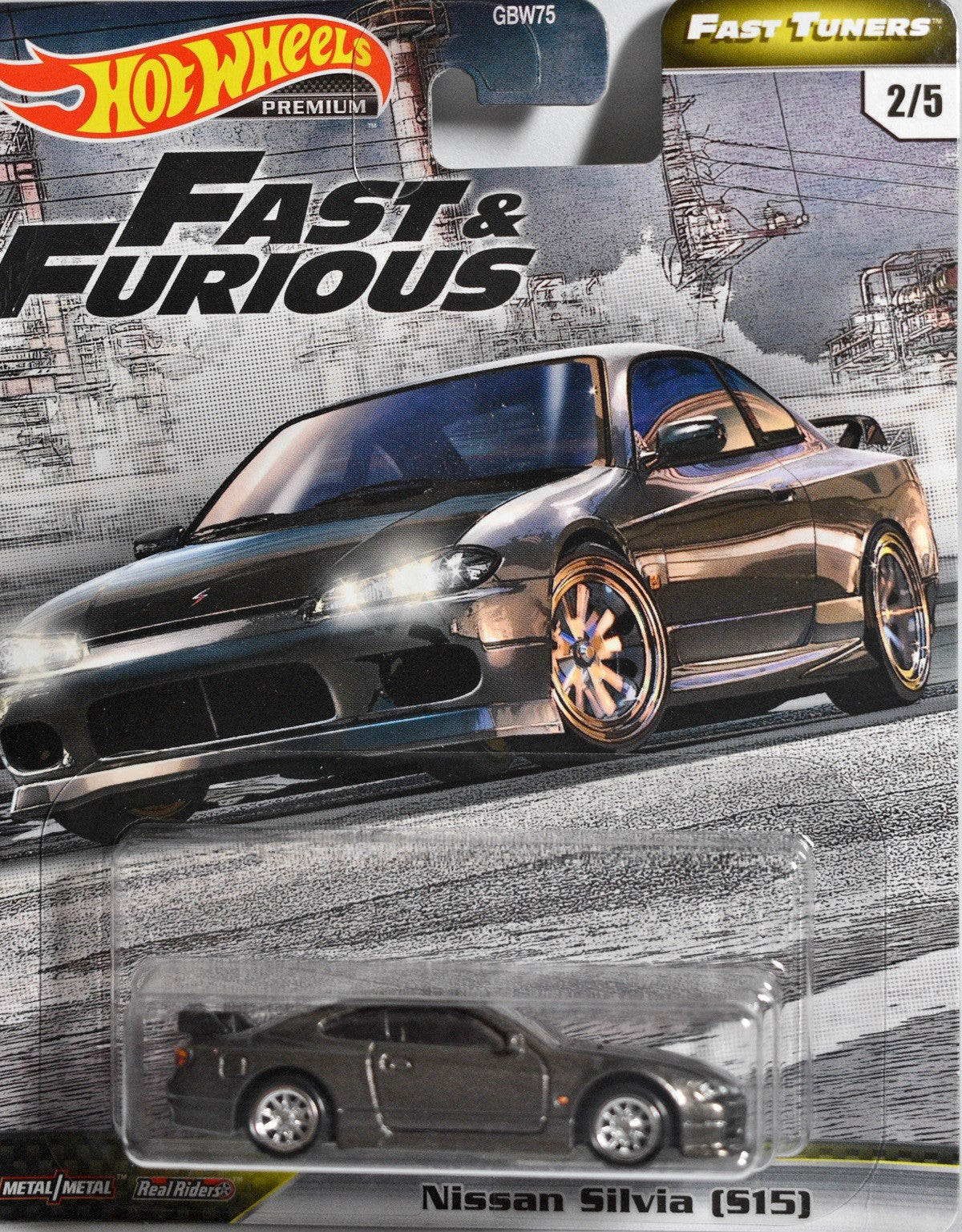 Hot Wheels Premium - Fast & Furious - Nissan Silvia S15