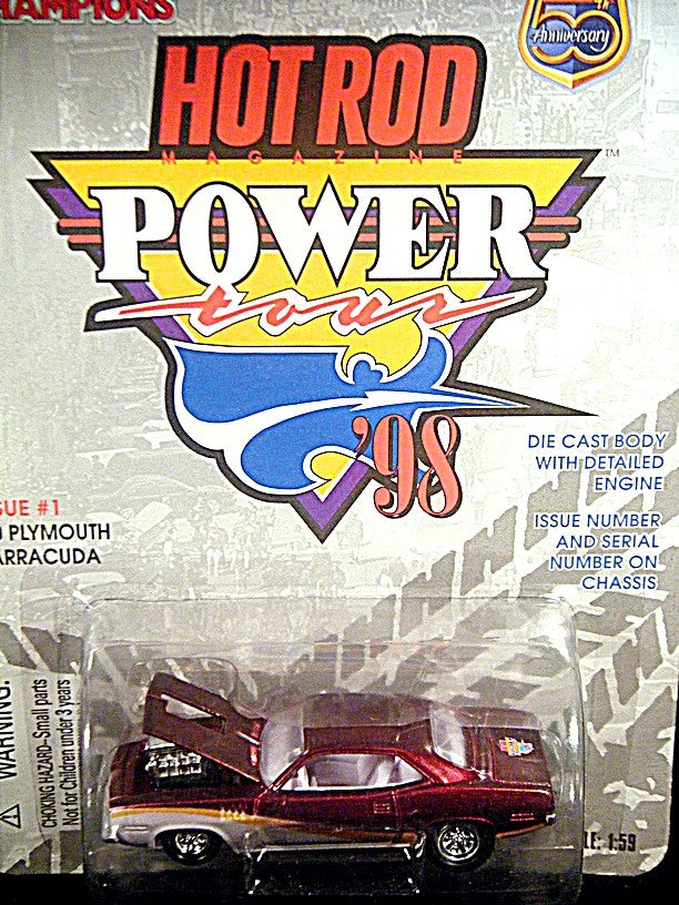 Racing Champions Hot Rod Power Tour 98 - 1970 Plymouth Cuda