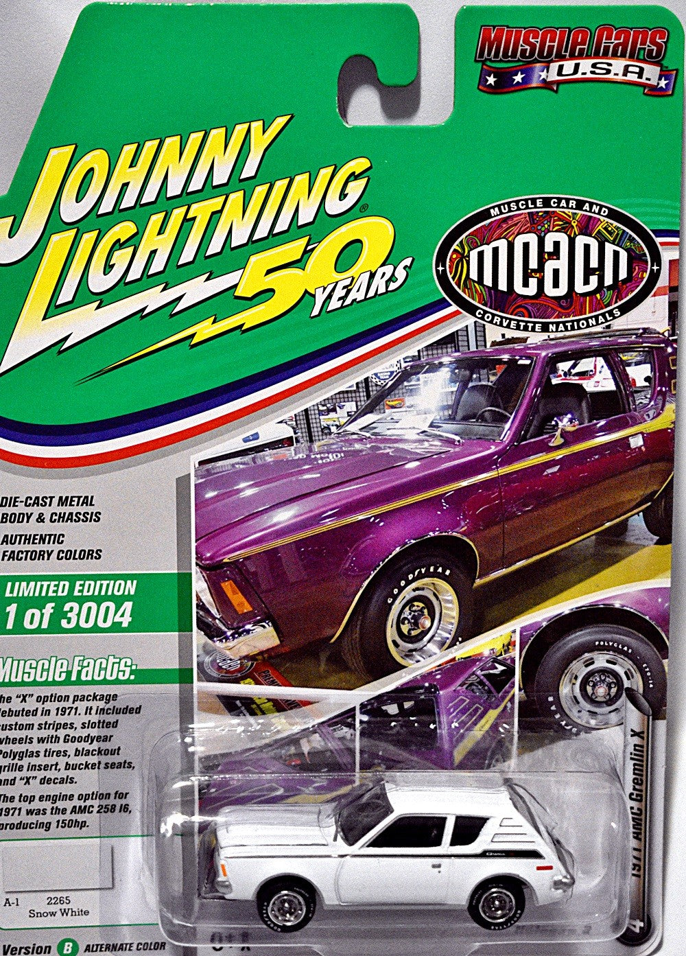 Johnny Lightning Muscle Cars USA - 1971 AMC Gremlin X