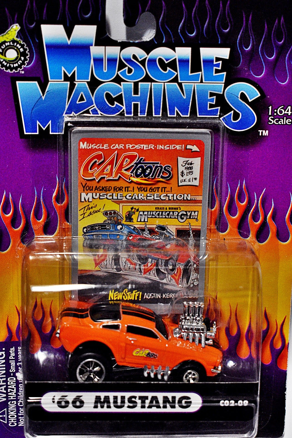 Muscle Machines 1966 Ford Mustang Fastback CARToons