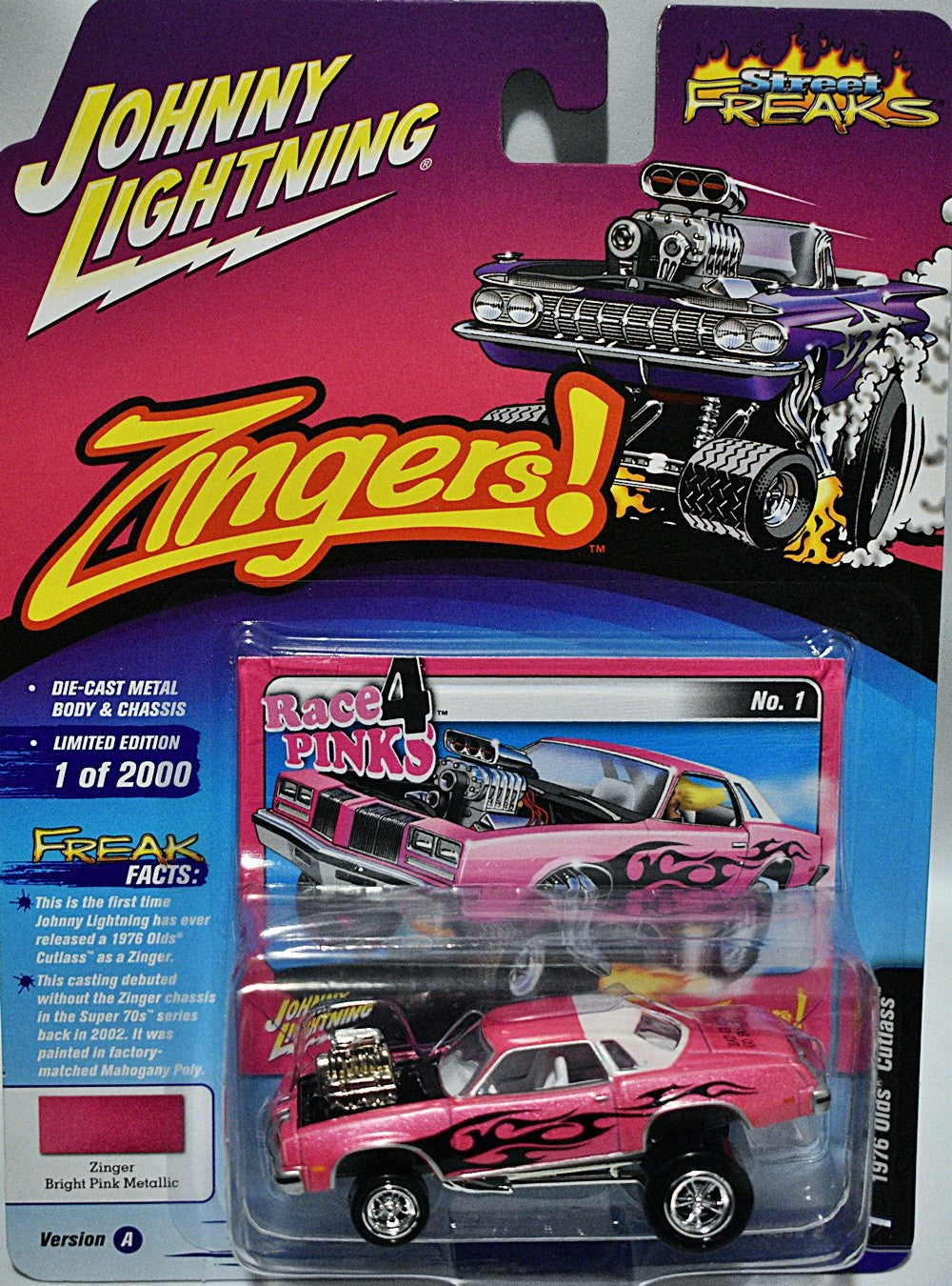 Johnny Lightning Street Freaks Zingers - 1976 Oldsmobile Cutlass
