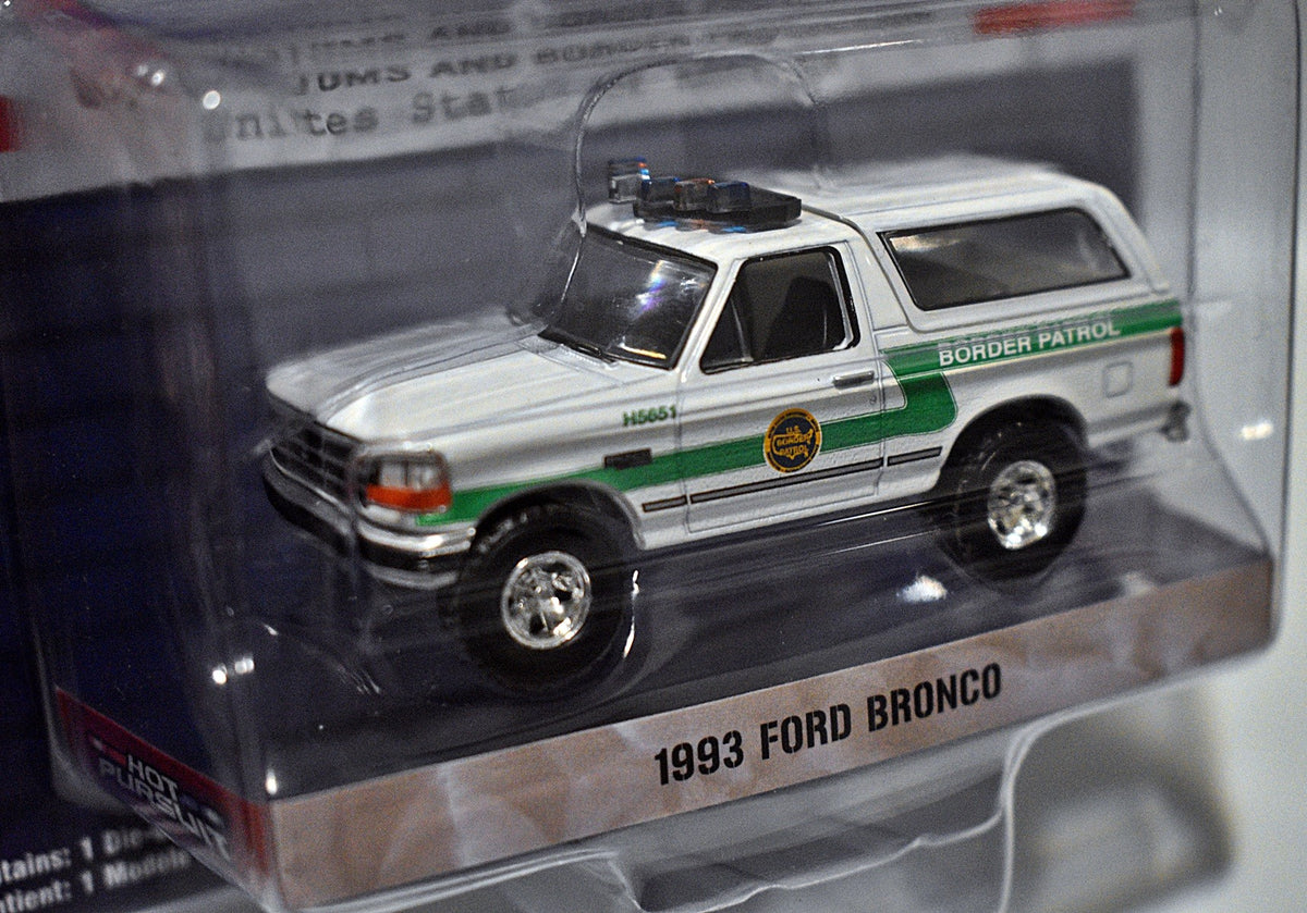 Greenlight - Hot Pursuit - US Border Patrol - 1993 Ford Bronco