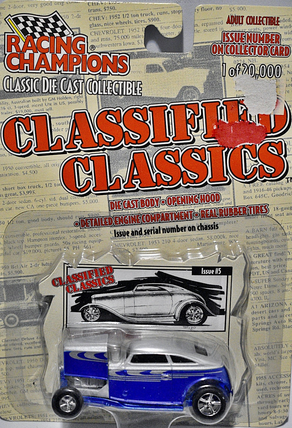 Racing Champions Classified Classics Series  -  1932 Ford Speedback Hot Rod