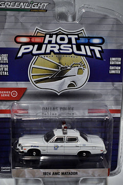 Greenlight -  Hot Pursuit - Dallas TX 1971 American Motors Matador Patrol Car