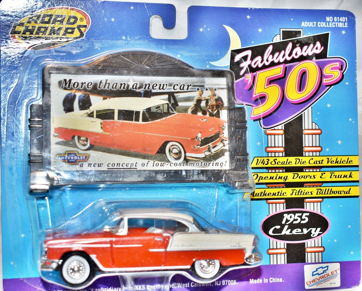 Road Champs  - Fabulous 50's - 1955 Chevrolet Bel Air Hardtop