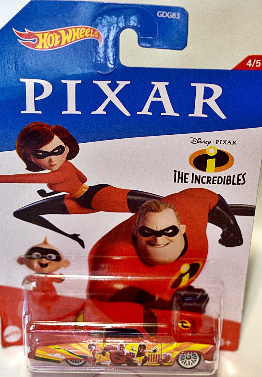 Hot Wheels  Disney - Character Cars -  Pixar The Incredibles Custom Jaguar