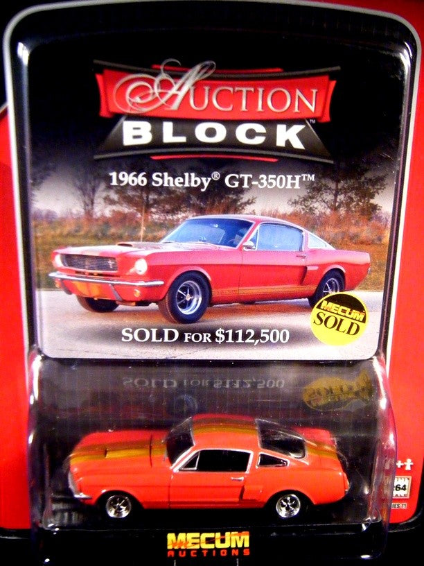 Greenlight Auction Block (Mecum) 1966 Ford Mustang Shelby GT350-H