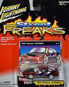 Johnny Lightning  Rare White Lightning - Street Freaks Import Heat - Nissan 240SX