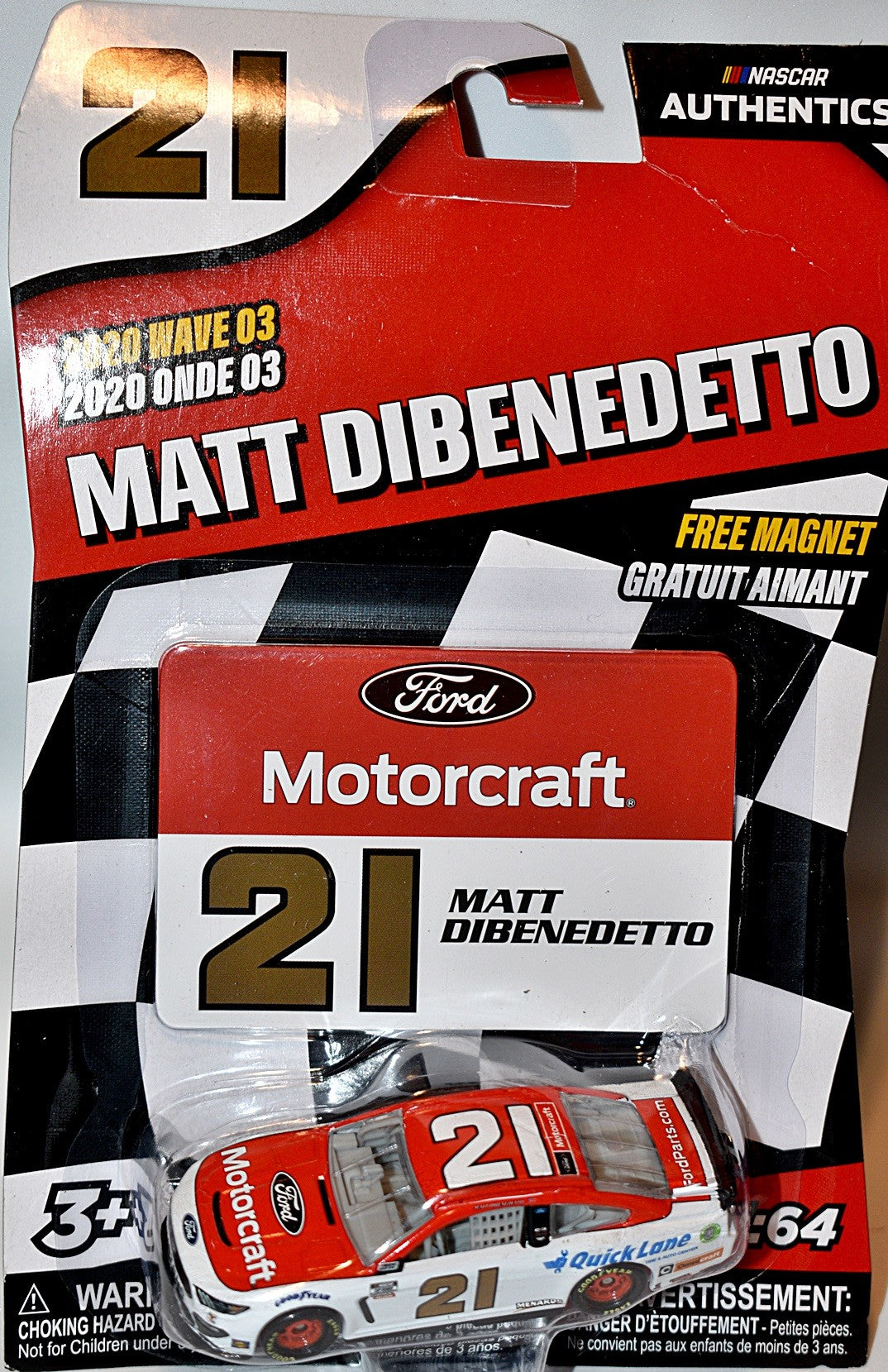 Lionel NASCAR Authentics - Matt DiBenedetto  Motorcraft Ford Mustang