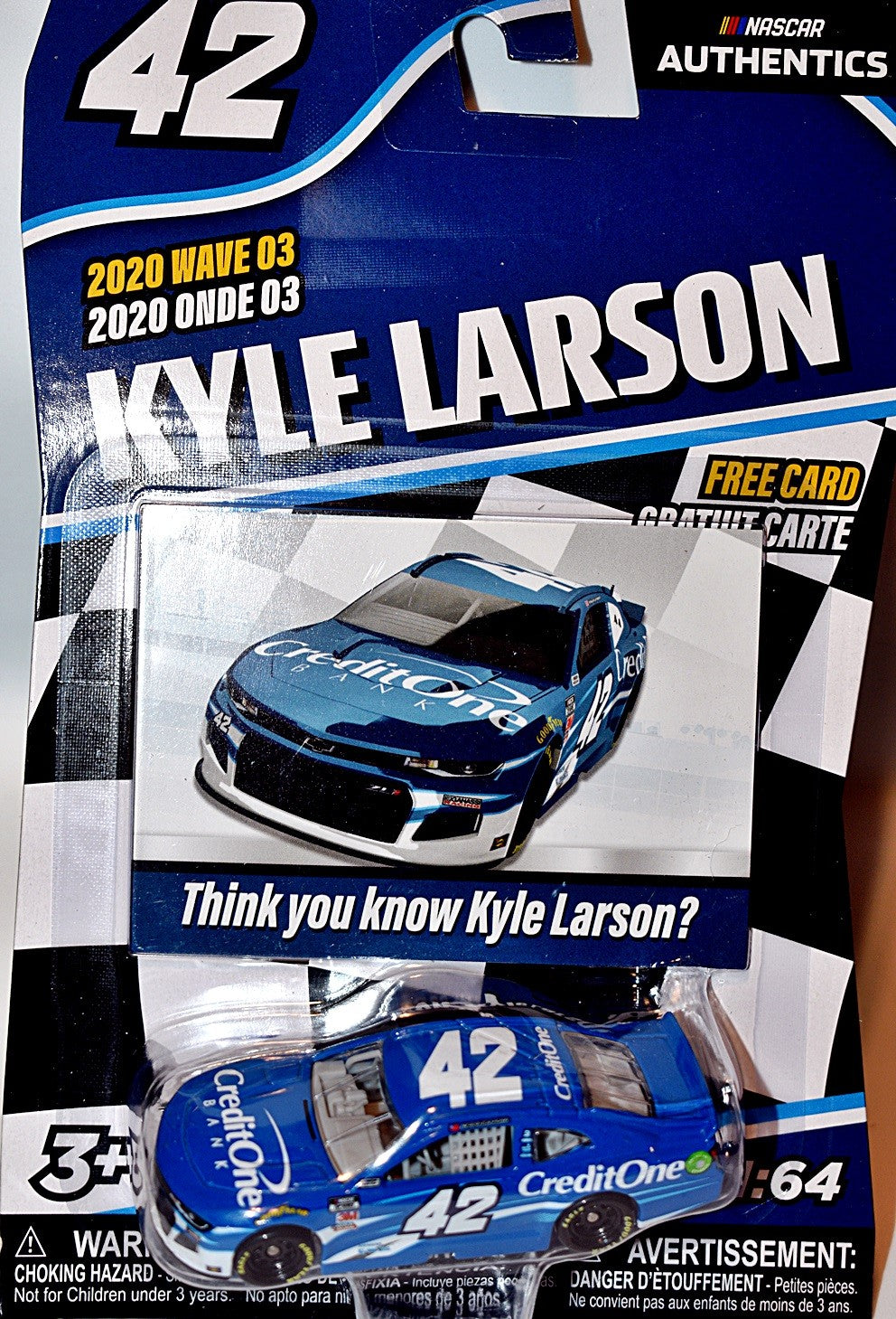 NASCAR Authentics - Kyle Larson DC Solar Chevrolet Camaro Stock Car