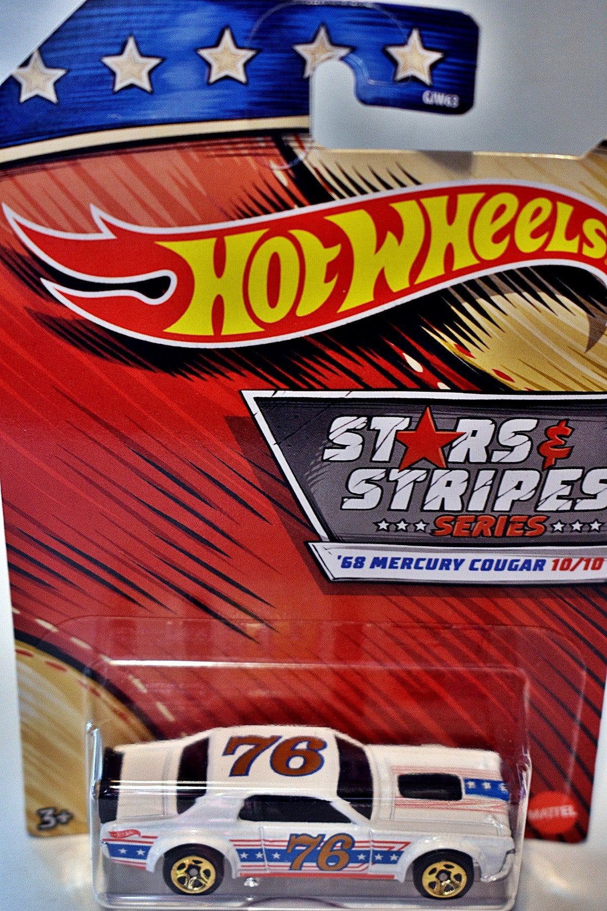 Hot Wheels Stars & Stripes: 1968 Mercury Cougar