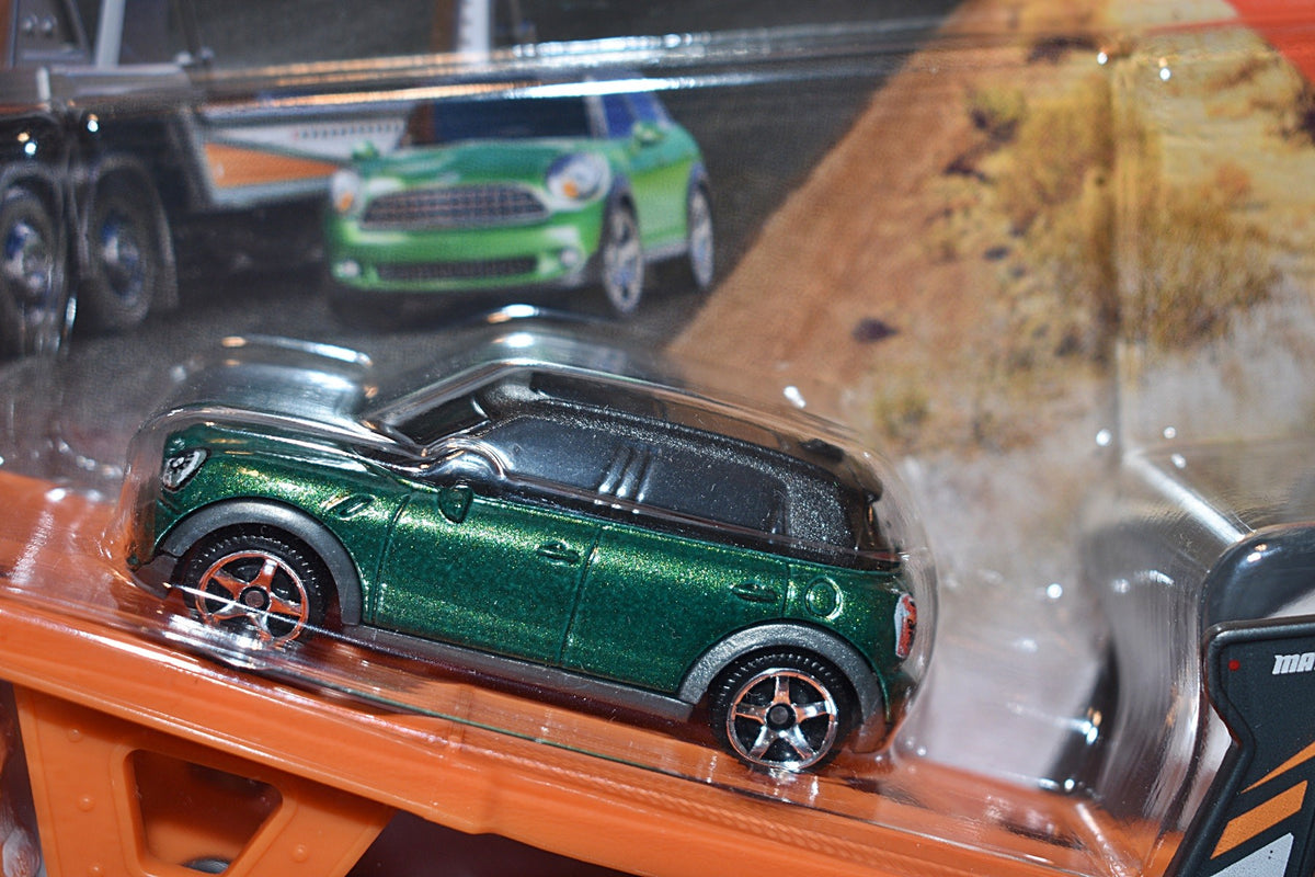 Matchbox Convoy Mini Set - Mini Countryman and Matchbox Auto Transporter