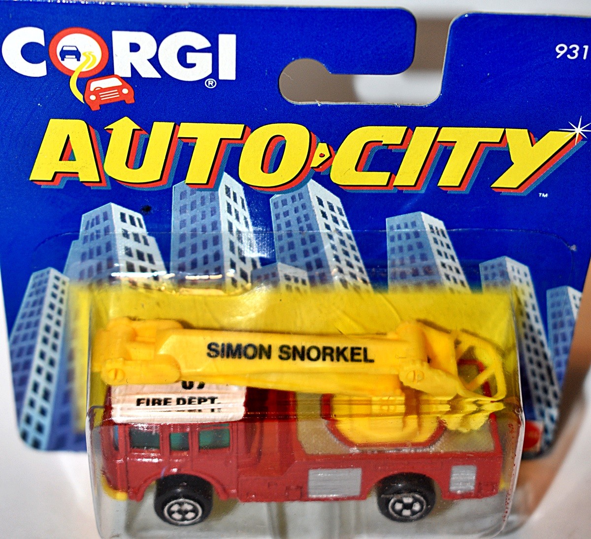 Corgi Juniors (29-C) ERF Simon Snorkel Fire Truck (1972)