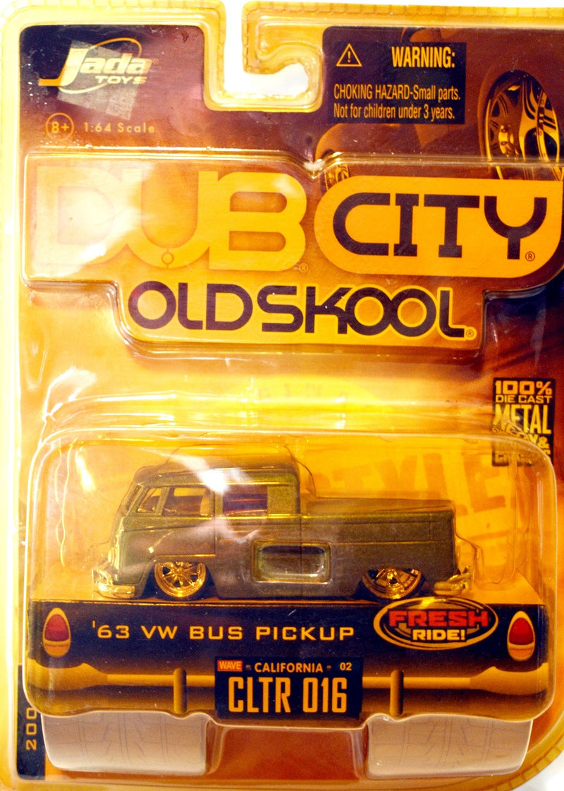 Jada Dub City Old Skool - 1963 Volkswagen Double Cab Pickup Truck