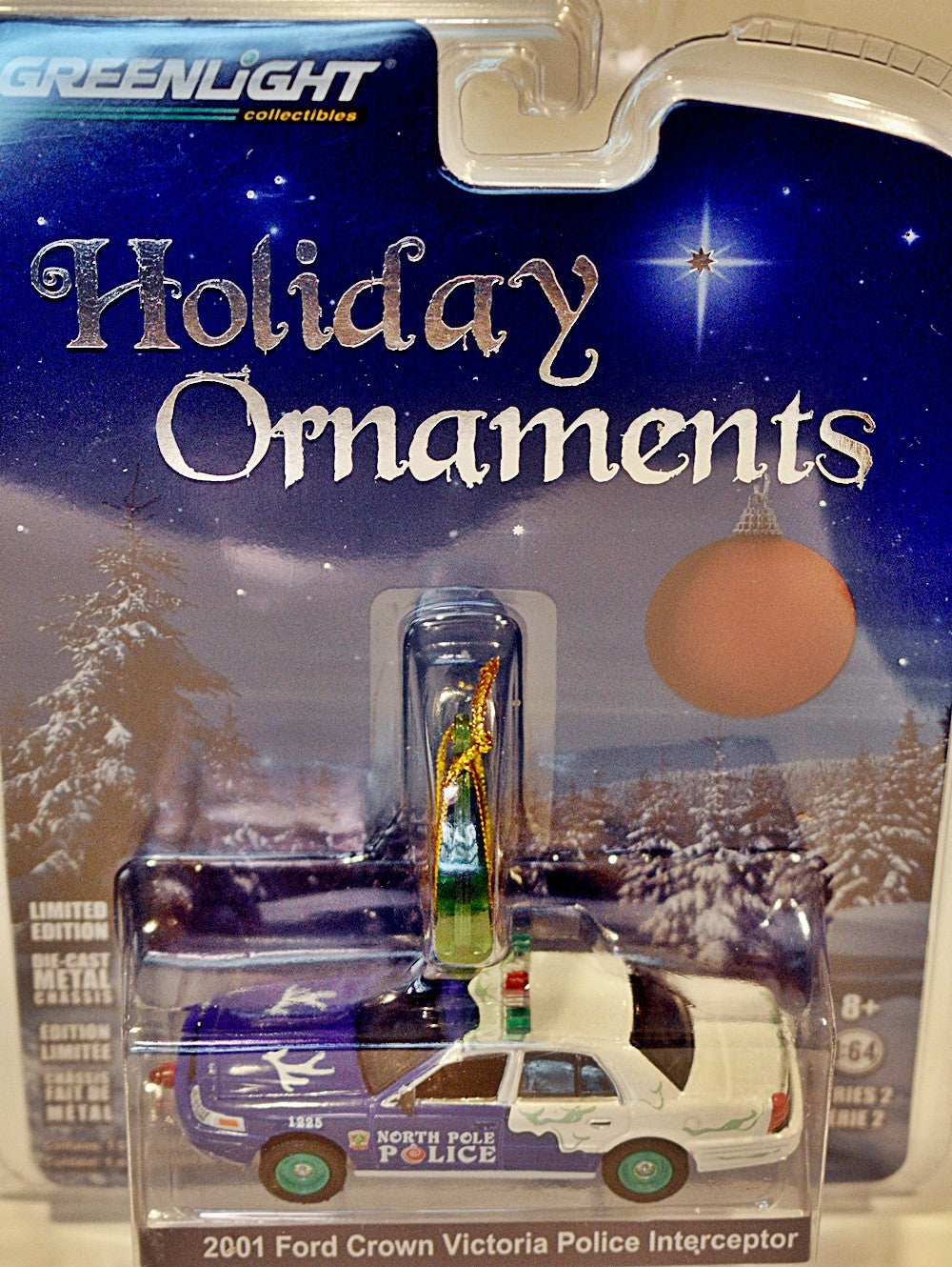 Greenlight - Holiday Ornaments - Ford Crown Victoria Police Interceptor