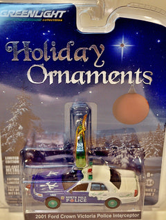 Greenlight - Holiday Ornaments - Ford Crown Victoria Police Interceptor
