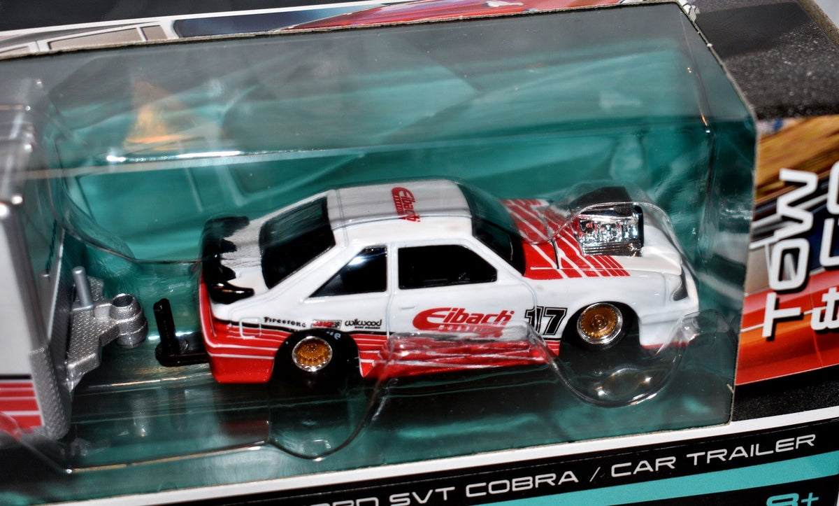 Maisto - Tow & Go - 1993 Ford Mustang SVT Cobra and Eibach Race Trailer