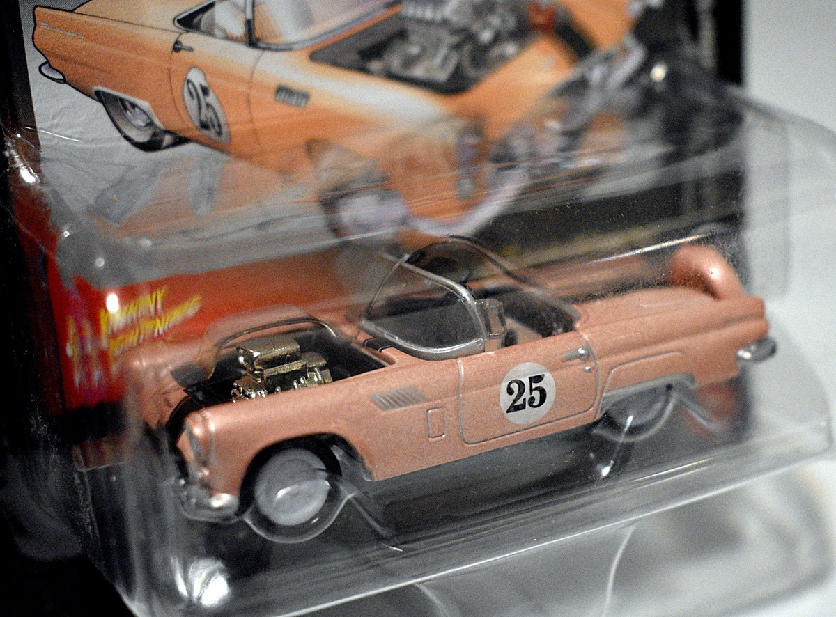 Johnny Lightning Spoilers - White Lightning -1956 Ford Thunderbird