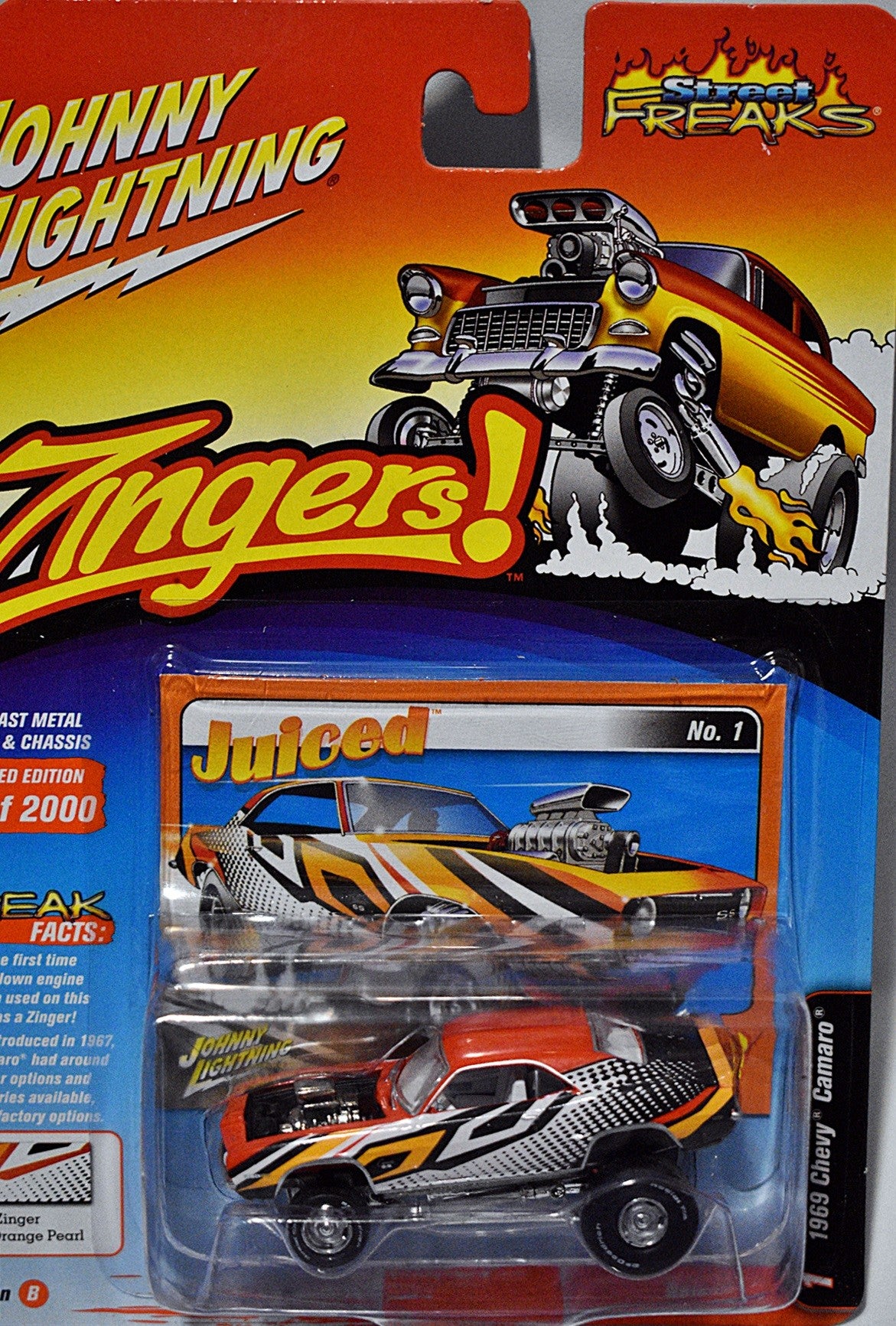 Johnny Lightning Street Freaks 1969 Chevrolet Camaro Z28