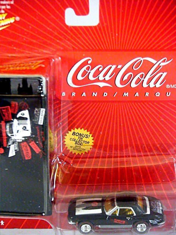 Johnny Lightning Coca-Cola Tins - 1967 Chevrolet Corvette Stingray 427 Roadster