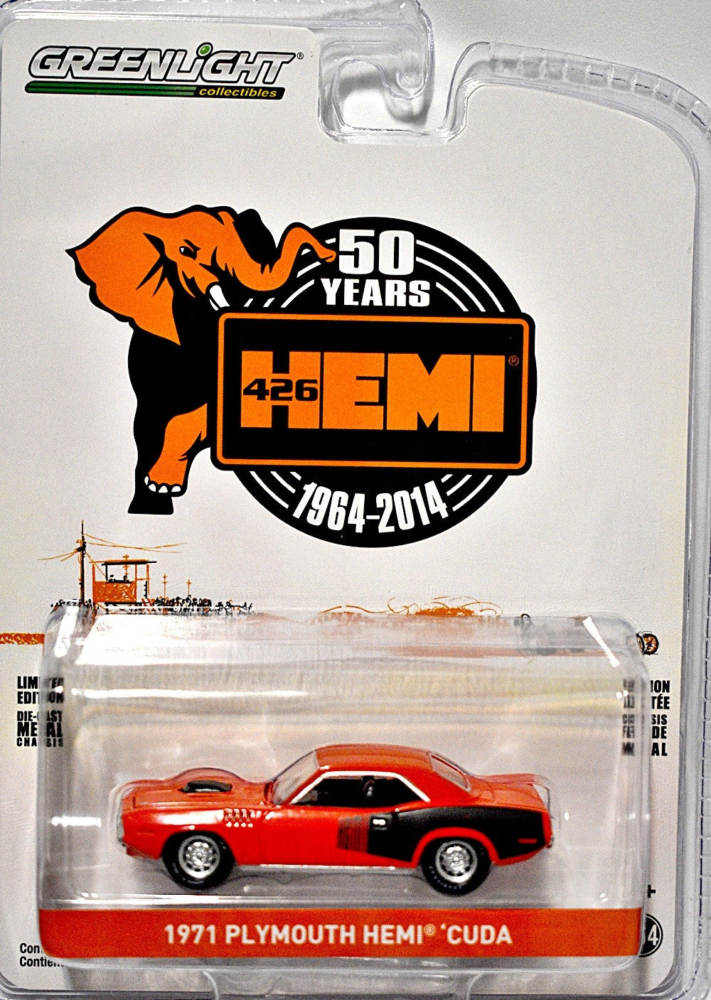 Greenlight Anniversary Series - 426 Hemi 50th Anniversary - 1971 Plymouth Hemi Cuda