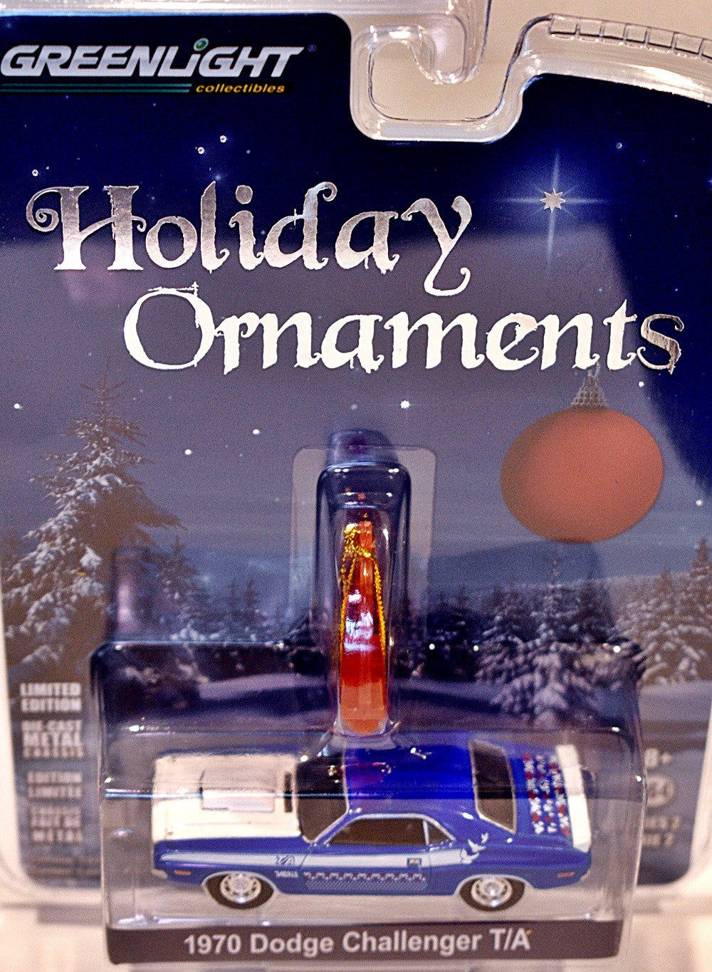 Greenlight - Holiday Ornaments - 1970 Dodge Challenger T/A