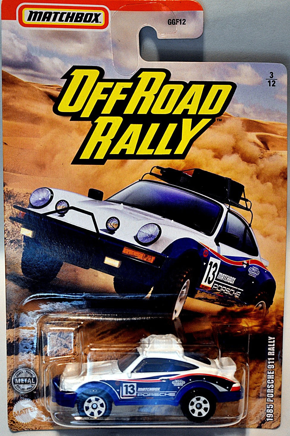 Matchbox - 1985 Porsche 911 Rallye Car