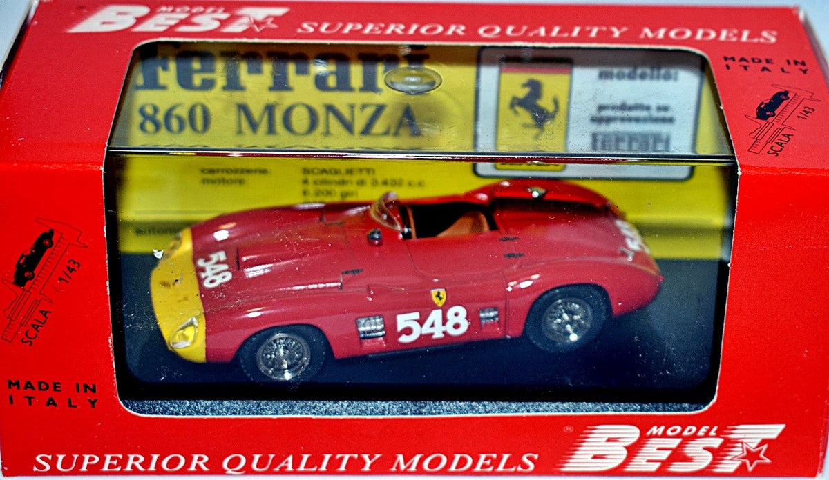 Best Model - (9058) 1956 Ferrari 860 Monza Mille Miglia Race Car
