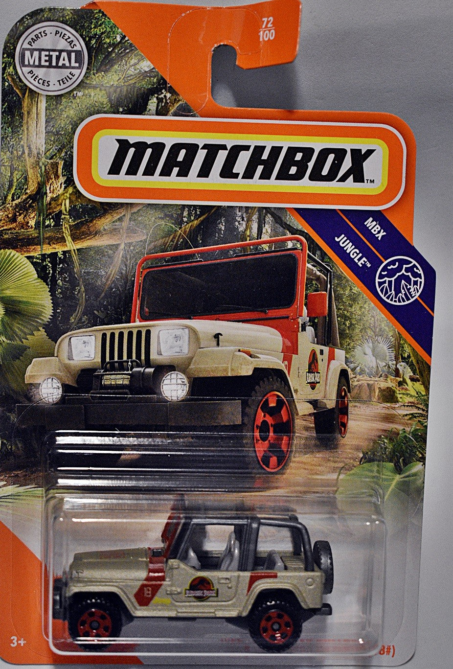 Matchbox - Jurassic Park Jeep Wrangler