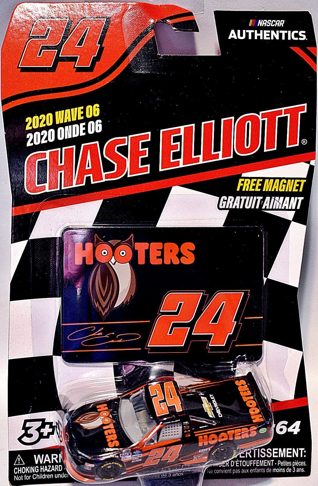 NASCAR Authentics Hendrick Motorsports - Chase Elliott - Hooters Chevrolet Silverado Pickup Truck