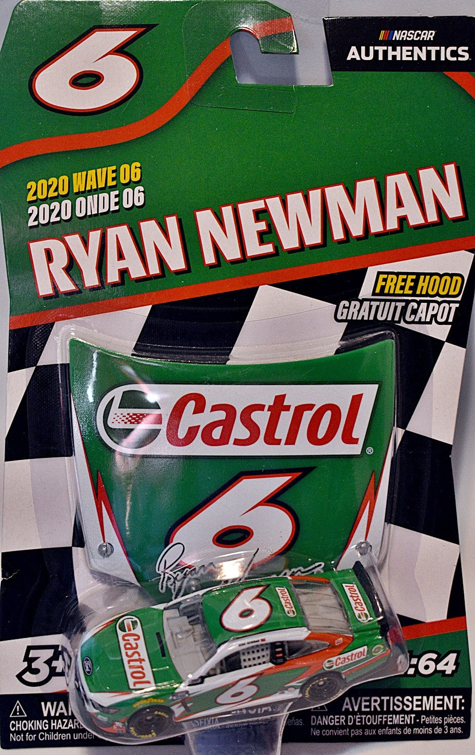 NASCAR Authentics - Ryan Newman Castrol Ford Mustang Stock Car