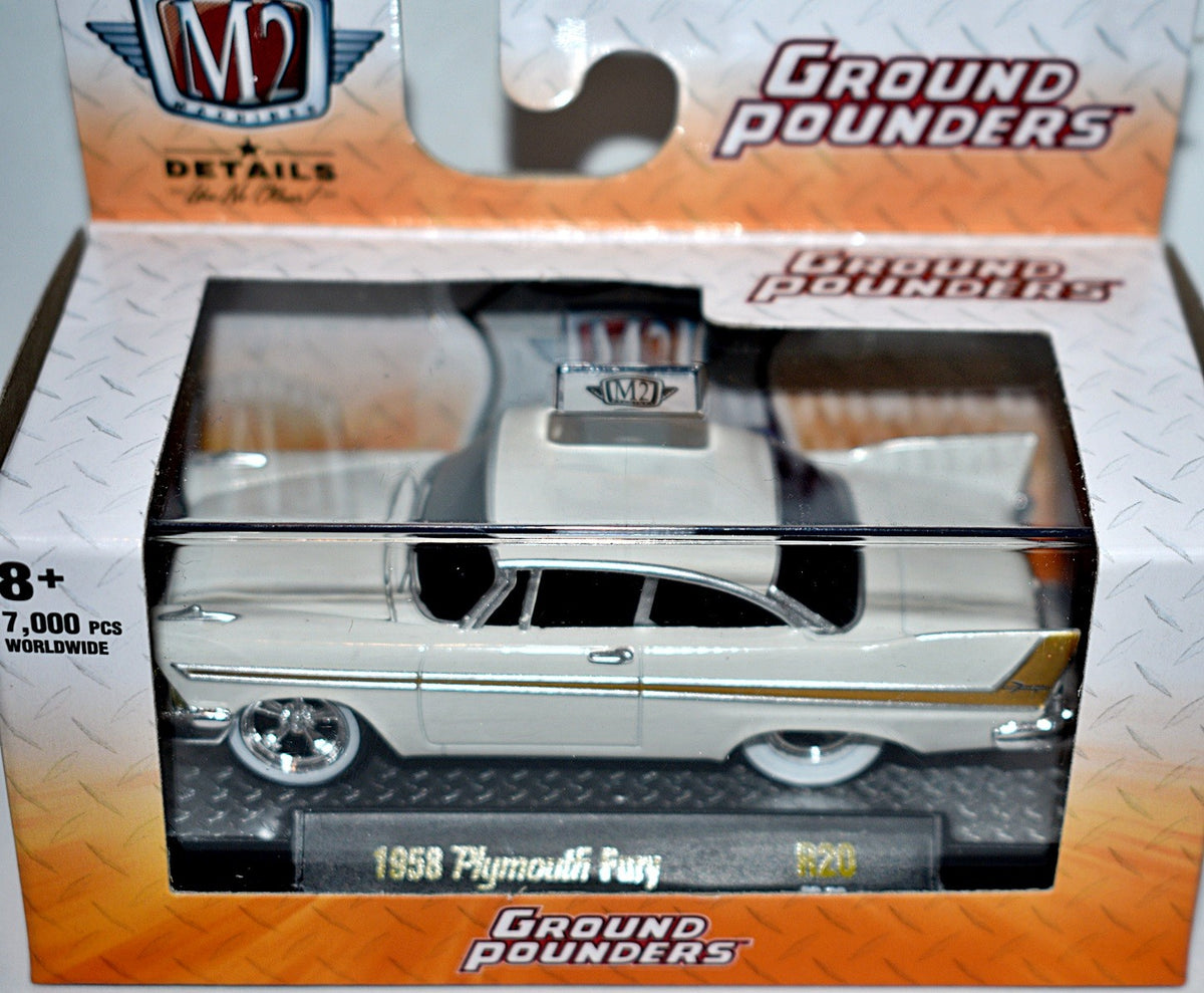 M2 Machines  Ground Pounders - 1958 Plymouth Fury