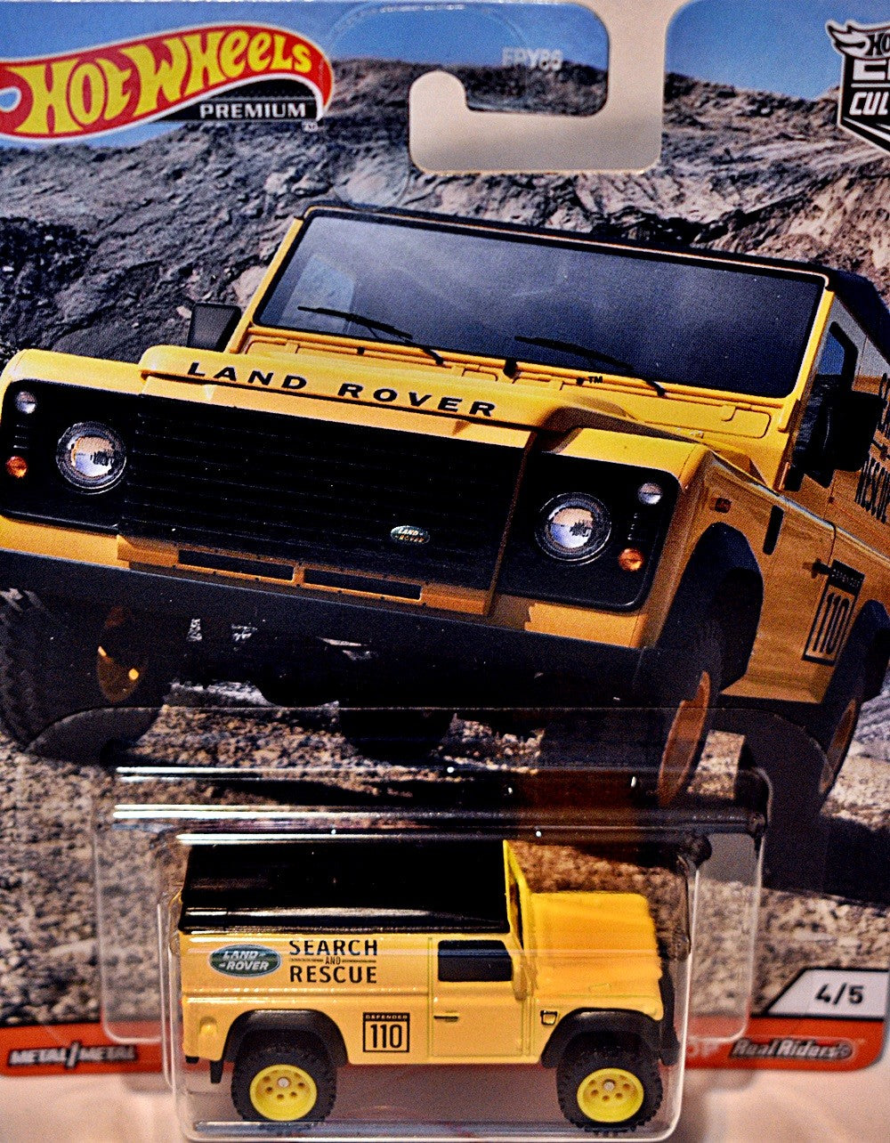 Hot Wheels - Premium - Land Rover Defender 110 Search & Rescue Truck