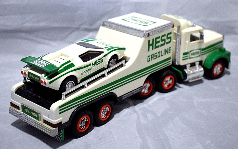 1991 Hess Holiday Race Transporter with a Lamborghini Countach