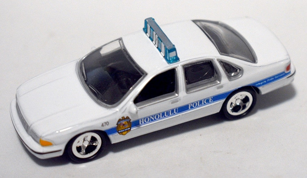 Johnny Lightning - American Blue - Honolulu Police Chevy Caprice