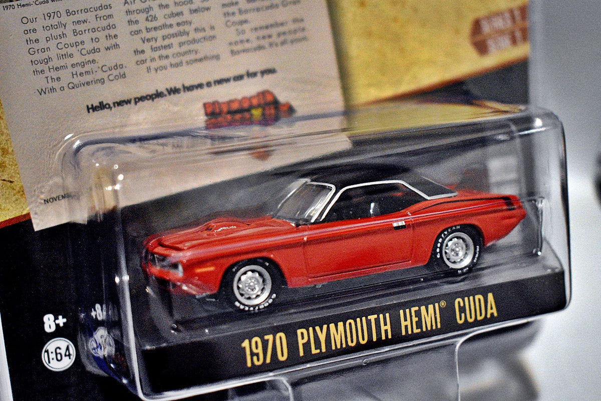 Greenlight Vintage Auto Ads - 1970 Plymouth Hemi Cuda