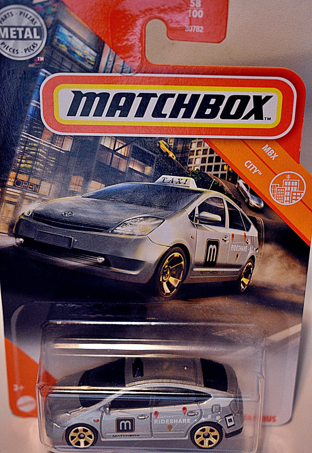 Matchbox Toyota Prius Hybrid Taxi Cab