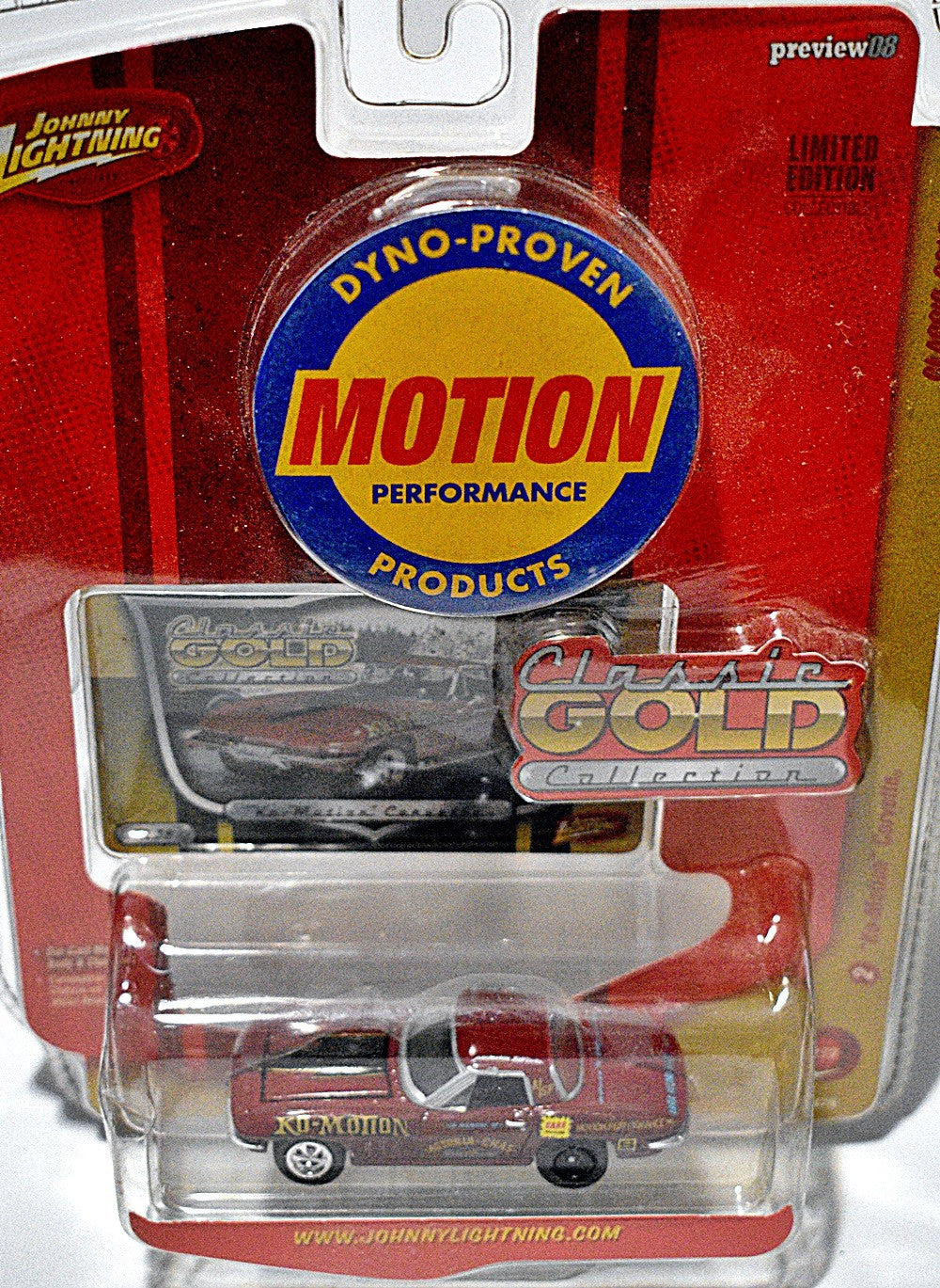 Johnny Lightning Classic Gold - Motion Performance Chevrolet Corvette 427 Convertible